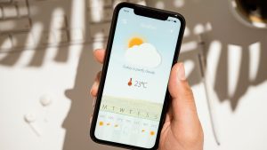 Previsión tiempo en el móvil
