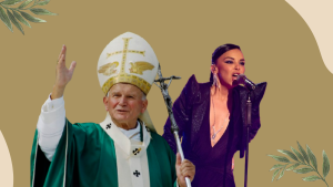 Chenoa y Juan Pablo II