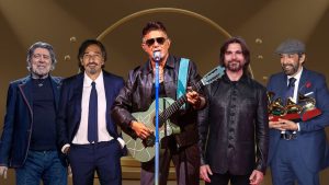Joaquín Sabina, Antonio Carmona, Alejandro Sanz, Juanes y Juan Luis Guerra