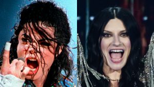 Laura Pausini y Michael Jackson