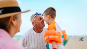 niños en verano