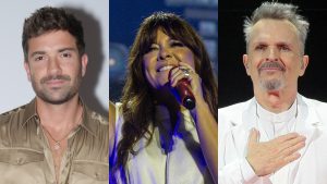 Pablo Alborán, Vanesa Martín y Miguel Bosé