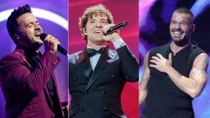 Luis Fonsi, David Bisbal, Ricky Martín