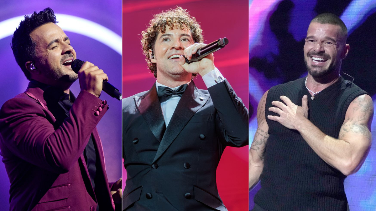 Luis Fonsi, David Bisbal, Ricky Martín