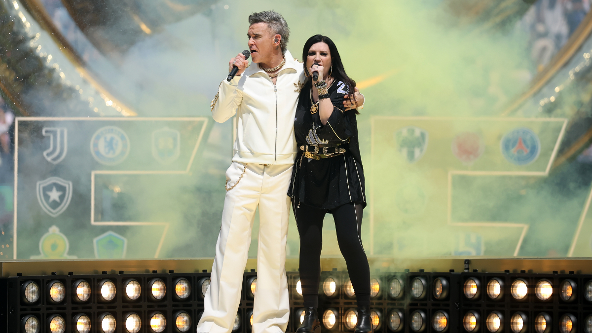 Laura Pausini y Robbie Williams
