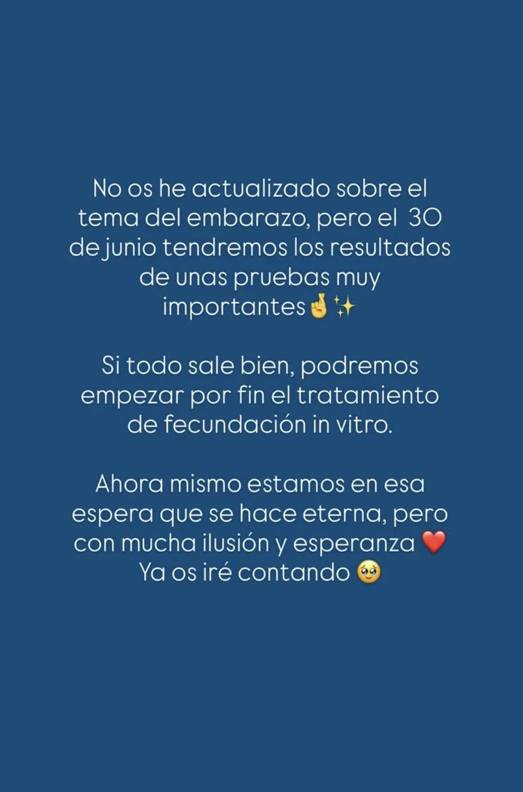 Adara Molinero en sus historias