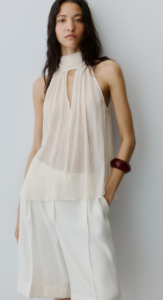 Top halter beige de HyM