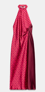 Vestido rosa de Zara