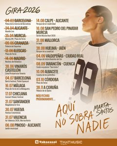 Gira 2026 de Marta Santos