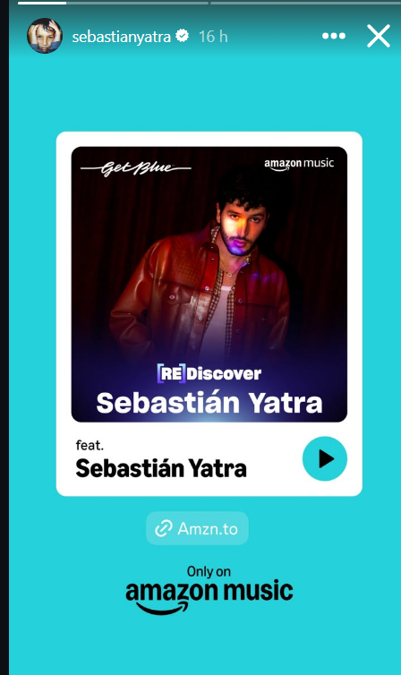 Instagram de Sebastián Yatra