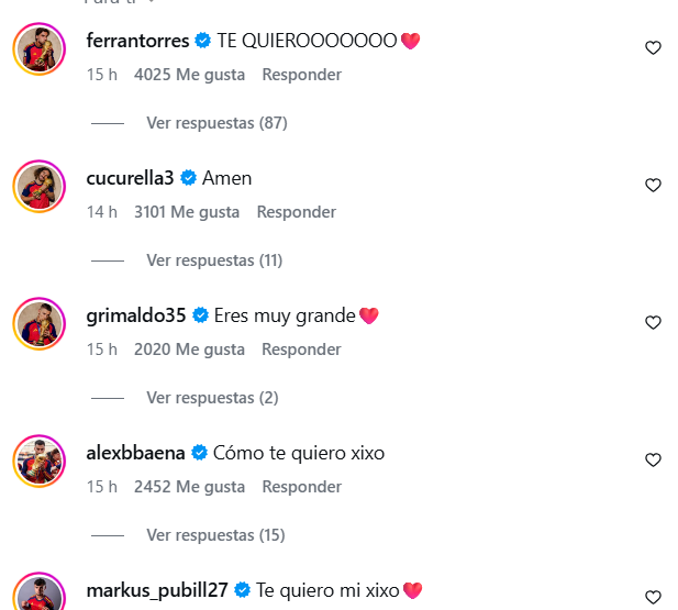 Comentarios de los jugadores