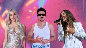 Malú, Ana Mena y Gonzalo Hermida