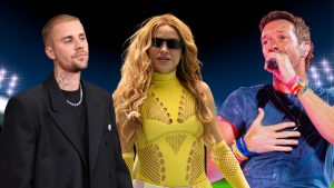 Shakira, Justin Bieber, Chis Martin