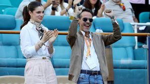 Marc Anthony y Nadia Ferreira