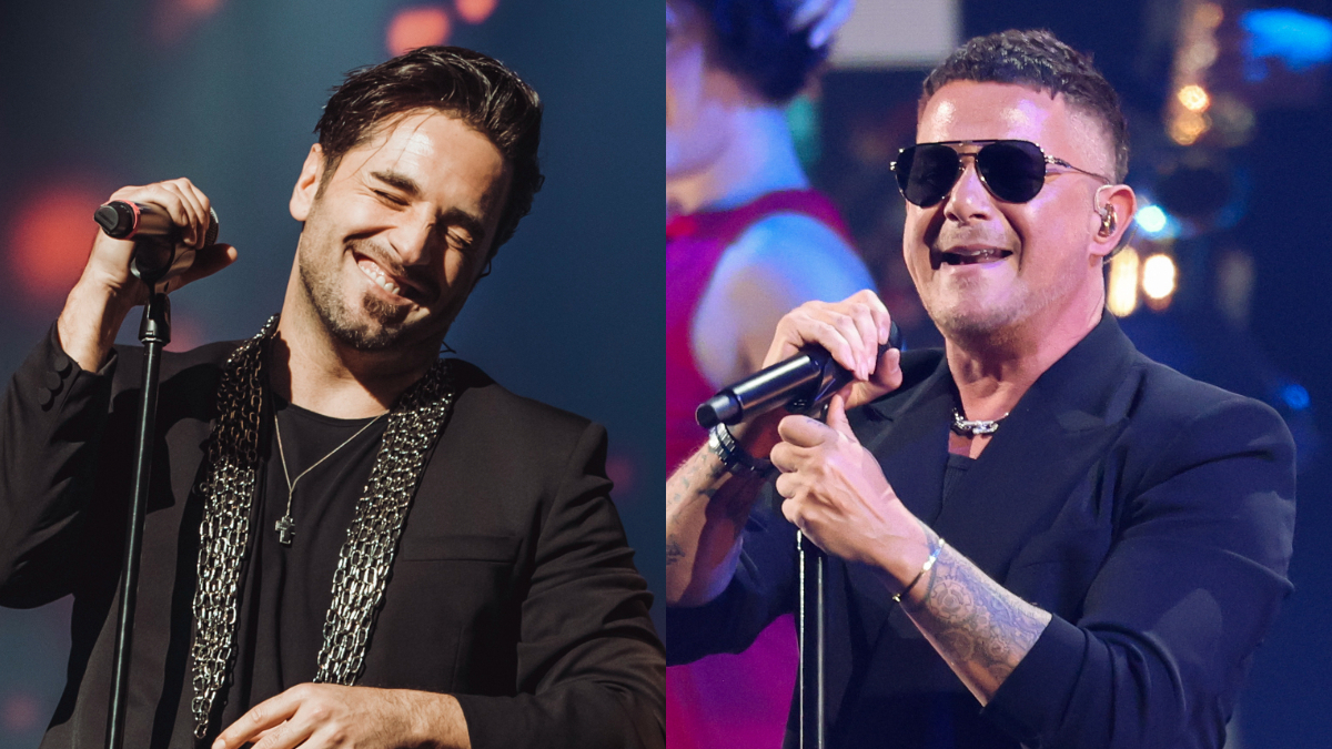 Alejandro Sanz y David Bustamante