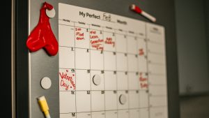 calendario de papel