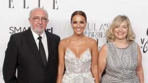 Paula Echevarría y sus padres