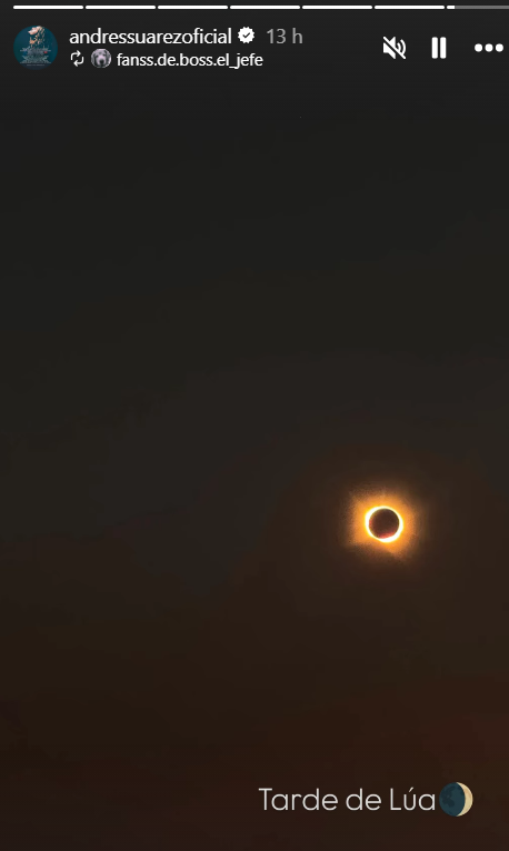 Foto del eclipse