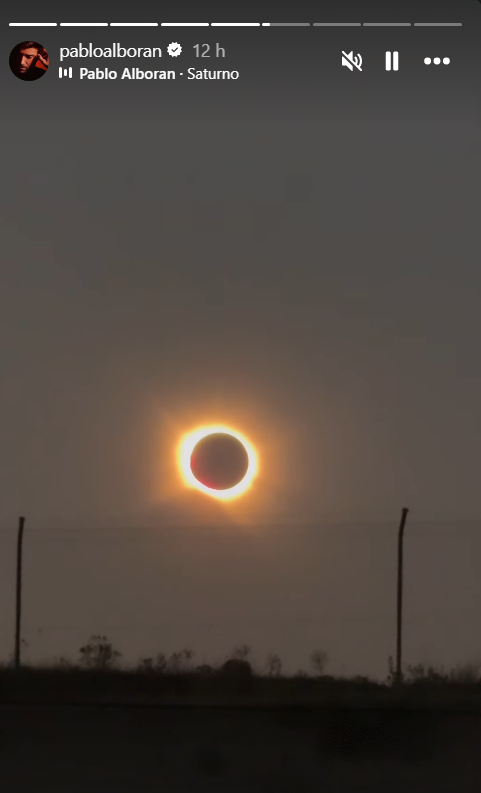 Foto del eclipse