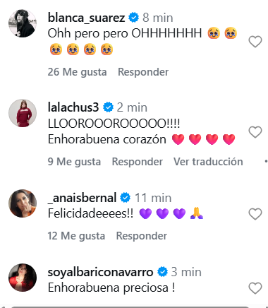 Mensajes de cariño a Rozalén