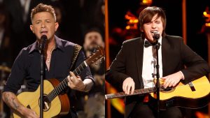 Alejandro Sanz y Nahuel Pennisi