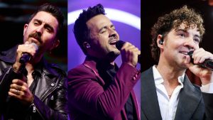 Alex Ubago, Luis Fonsi y David Bisbal