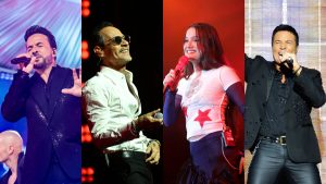 Luis Fonsi, Marc Anthony, Joaquina y Chayanne
