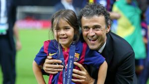 Xana Martínez y Luis Enrique