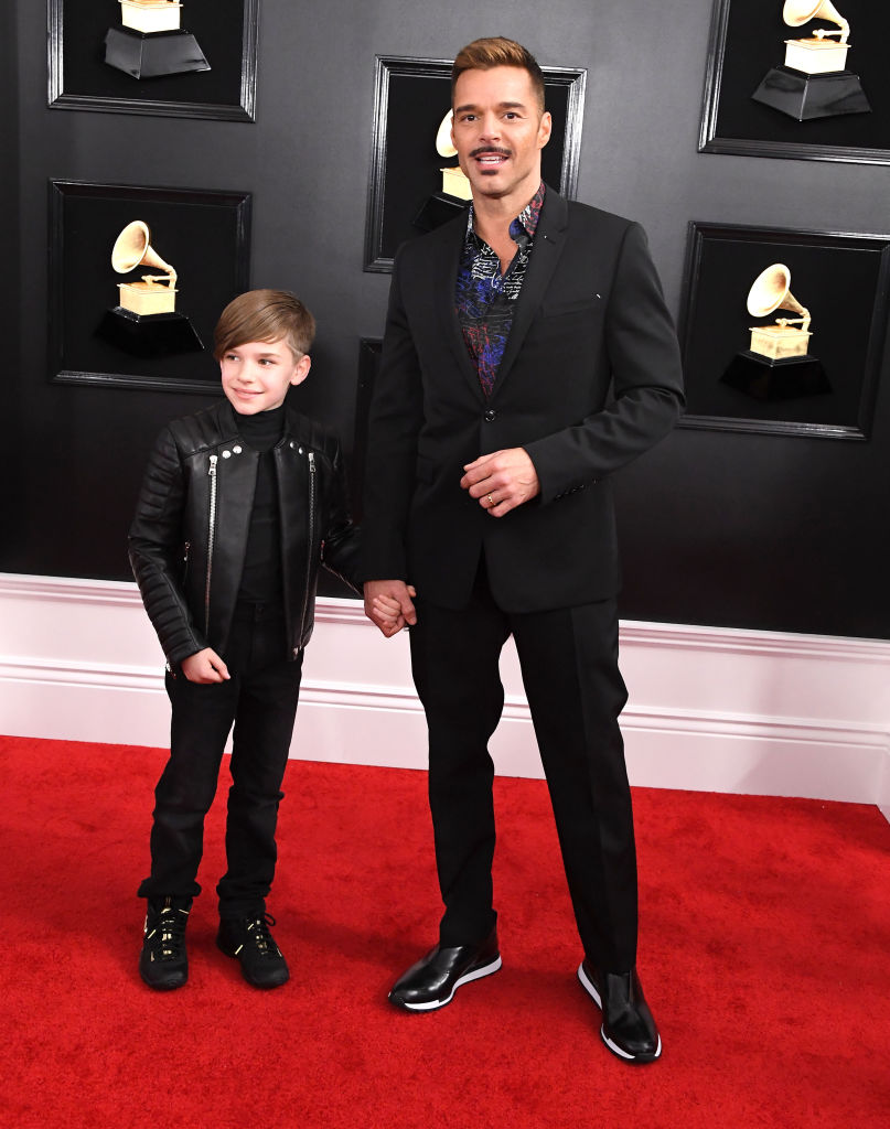 Ricky Martin y su hijo