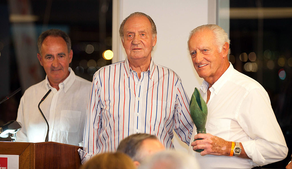 Josep Cusí y el rey Juan Carlos