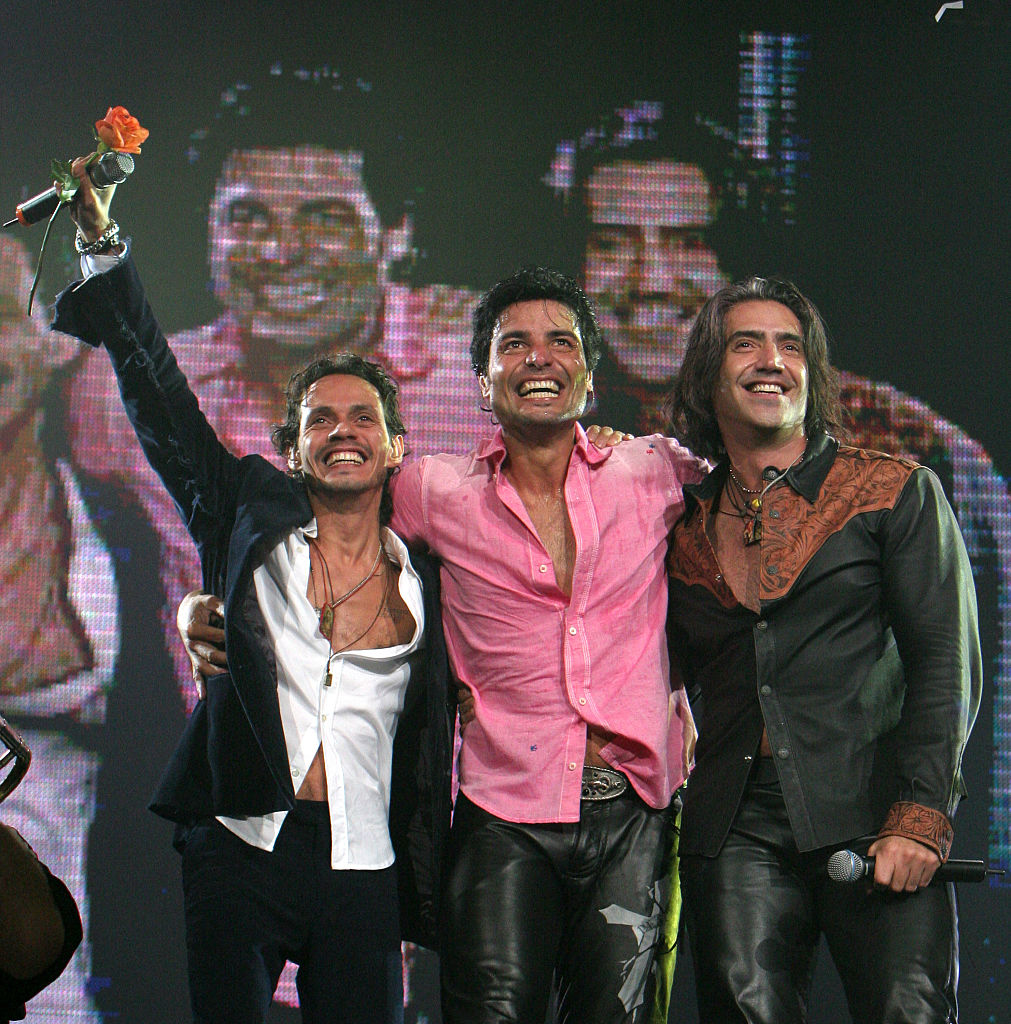 Chayanne, Alejandro Fernández y Marc Anthony