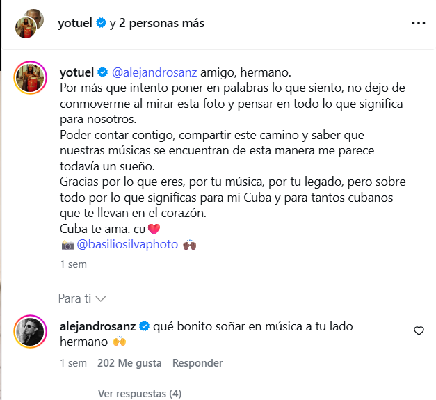 Alejandro Sanz sobre su nueva colaboración musical