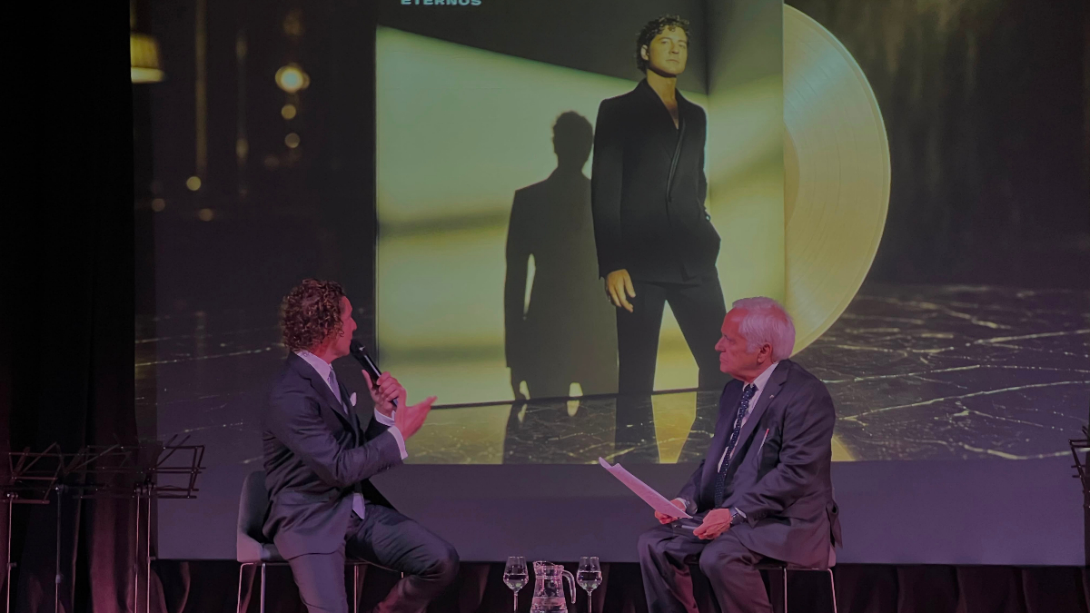 David Bisbal en la presentación de su disco `Eternos´