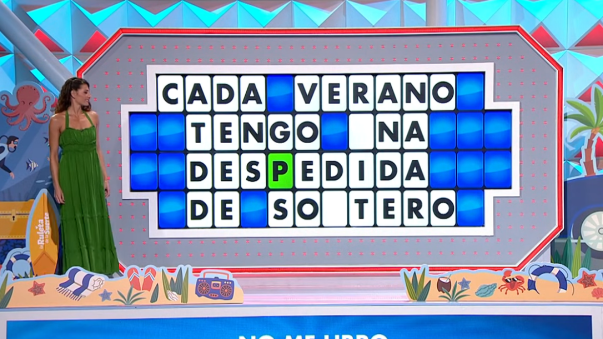 Laura Moure en La ruleta de la suerte