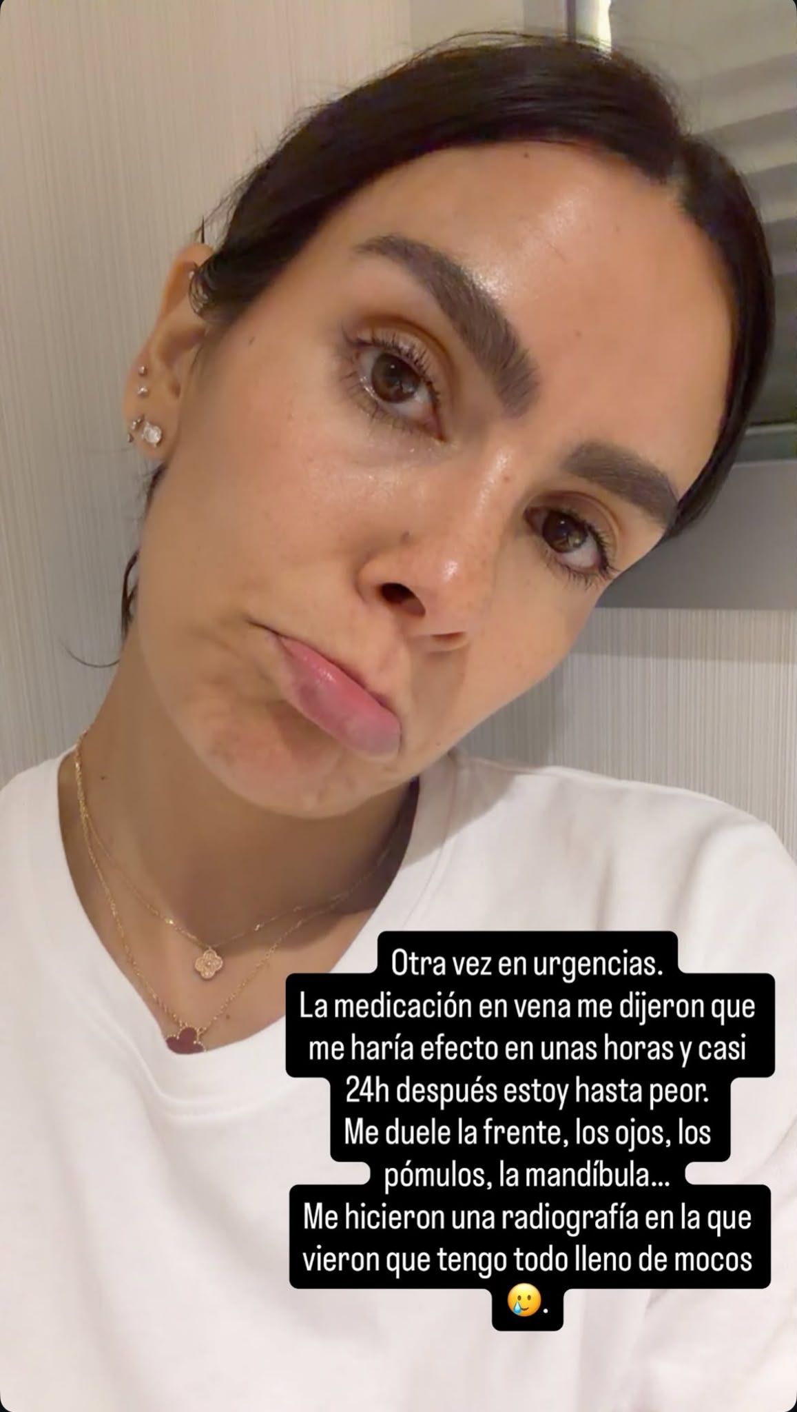 Cristina Pedroche en el hospital